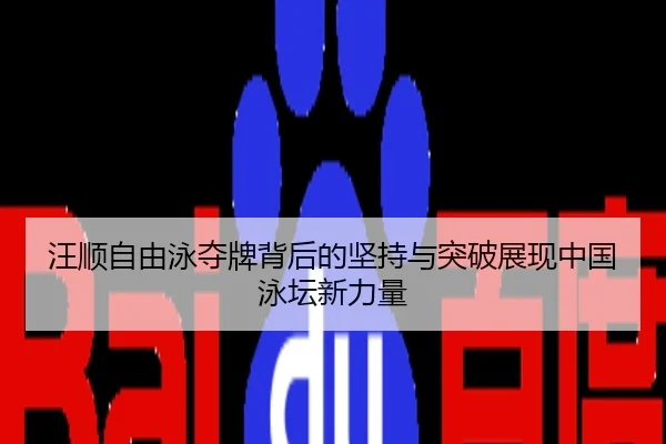 汪顺自由泳夺牌背后的坚持与突破展现中国泳坛新力量